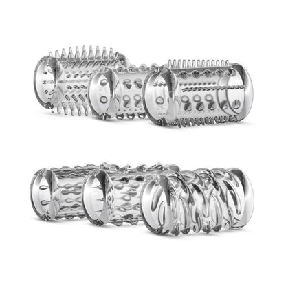Blush Stay Hard Cock Sleeve Kit Clear Set of 6