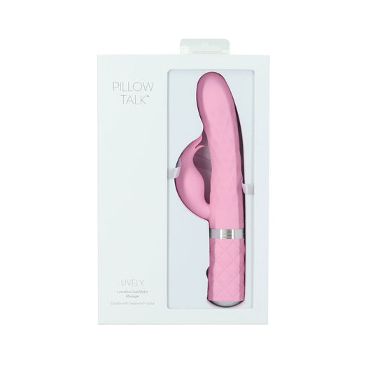 Pillow Talk Lively Rabbit Vibrator - Pink