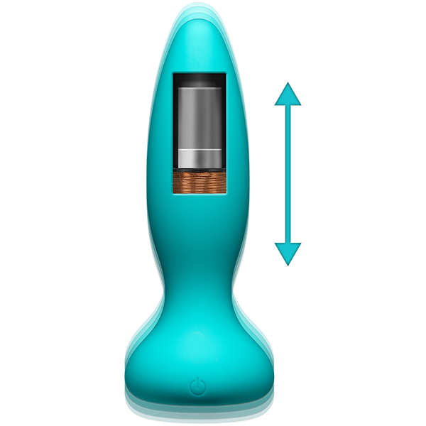 A Play Thrust Adventurous Anal Plug - Teal