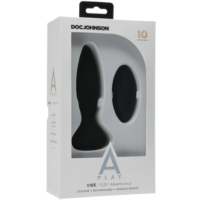 A Play Adventurous Anal Plug - Black
