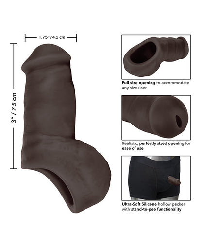 Packer Gear Ultra-Soft Silicone STP Packer Black