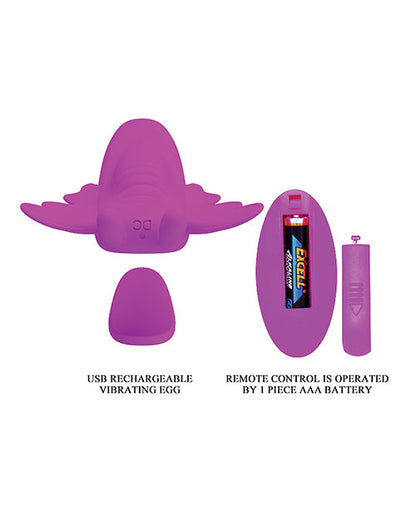 Romance Aileen Butterfly Panty Vibe, Fuchsia