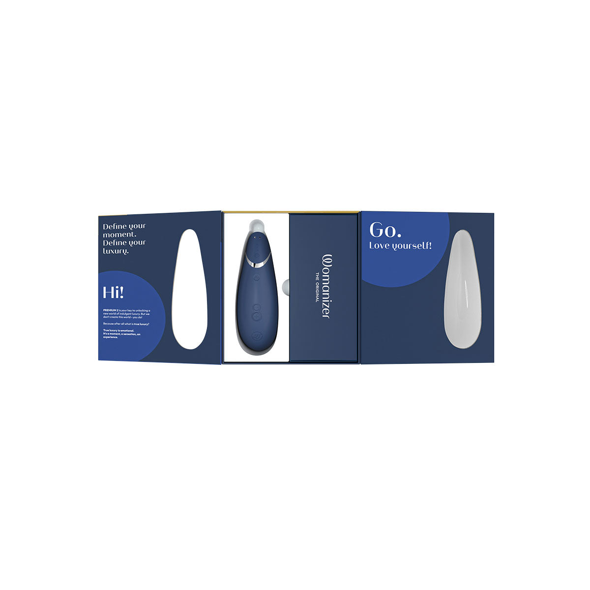 Womanizer Premium 2 Clit Sucker - Blueberry