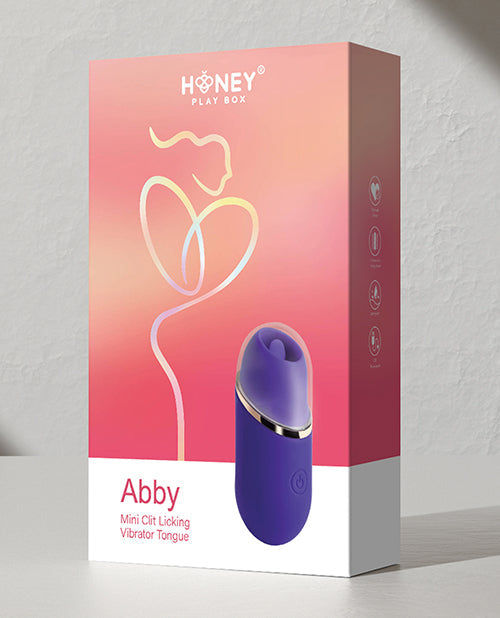 Abby Mini Clit Licking Vibrator - Purple