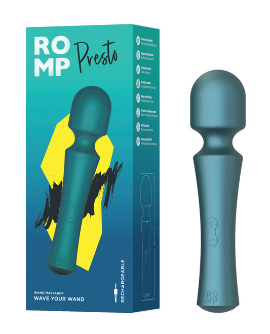 ROMP Presto Compact Wand Vibrator - Blue