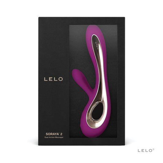 LELO Soraya 2 Rabbit Vibrator - Deep Rose