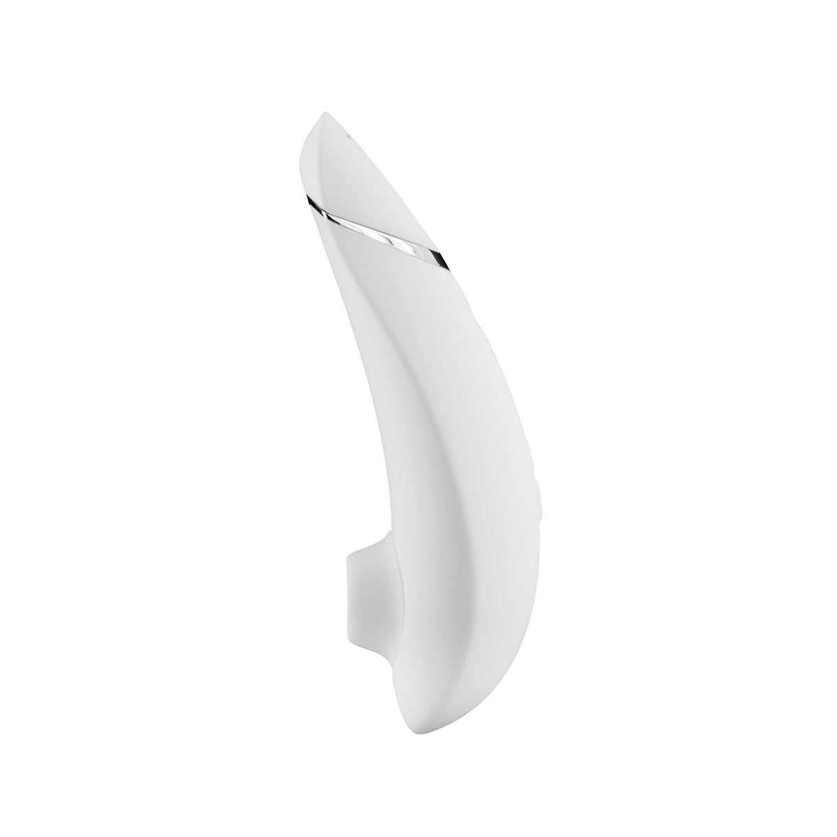 Womanizer Premium Clit Sucker - White/Chrome