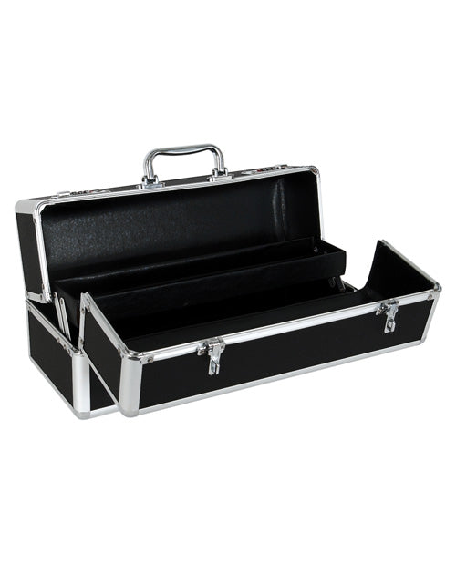 Large Lockable Adult Toy Box Vibrator Case - Black