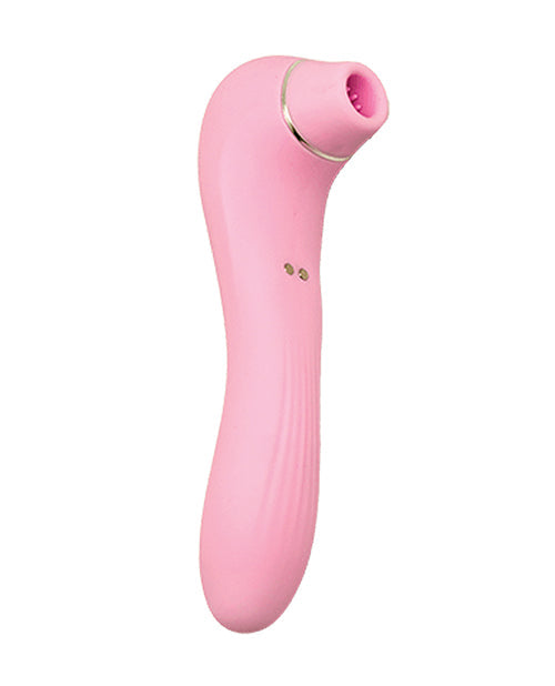 Alive Midnight Quiver Suction Vibrator -  Pink