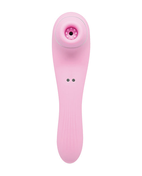 Alive Midnight Quiver Suction Vibrator -  Pink