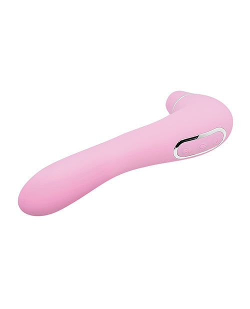 Alive Midnight Quiver Suction Vibrator -  Pink