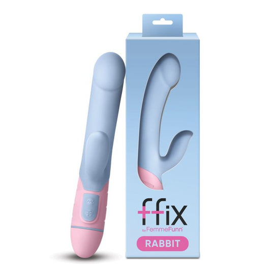 Femme Funn FFIX Rabbit Vibrator - Blue