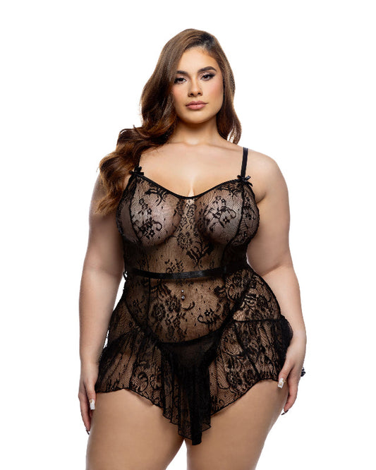 Midnight Kiss Lace Slip