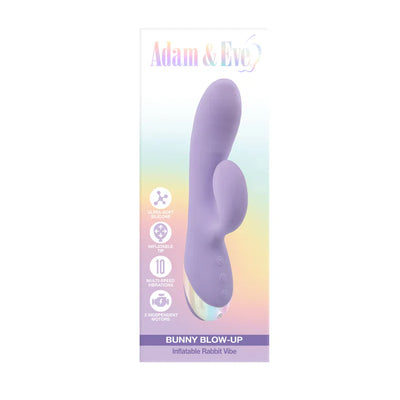 Adam & Eve Bunny Blow Up Inflatable Rabbit Vibrator