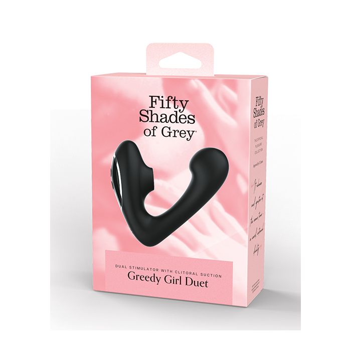 Fifty Shades of Grey Greedy Girl Duet Clitoral Suction Vibrator
