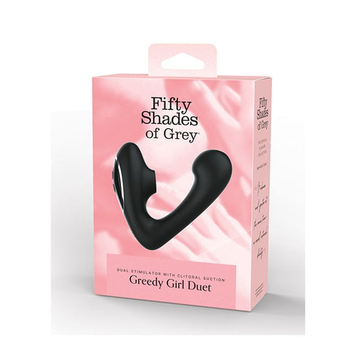 Fifty Shades of Grey Greedy Girl Duet Clitoral Suction Vibrator