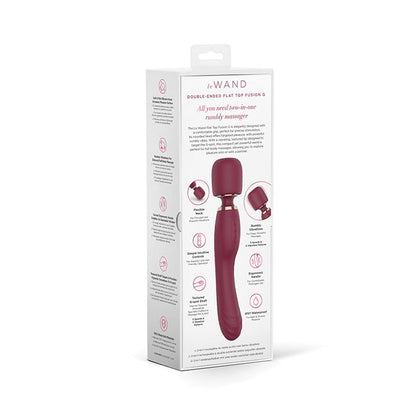 Le Wand Flat Top Fusion G Petite Double-Ended Wand Vibrator