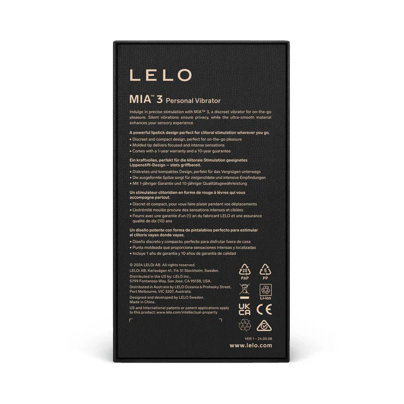 LELO MIA 3 Mini Lipstick Vibe Deep Rose