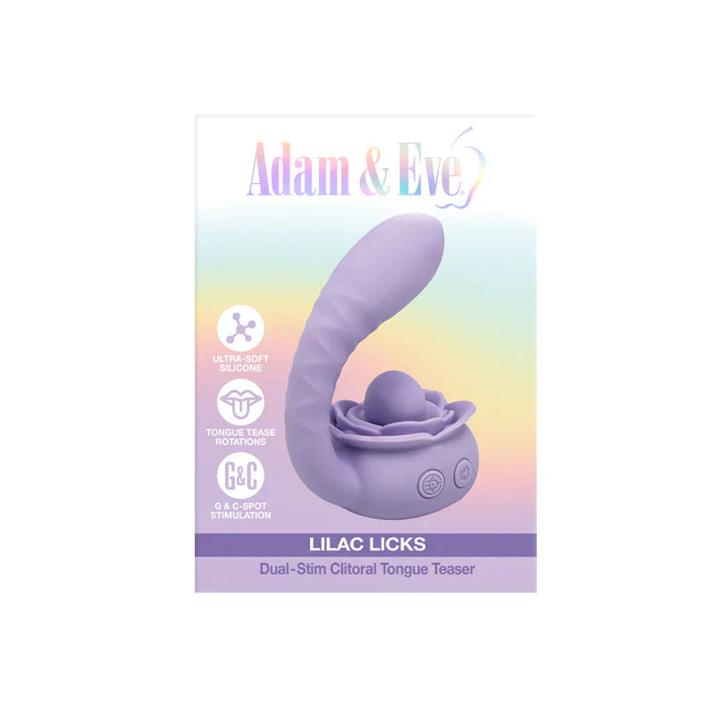 Adam & Eve Lilac Licks Clitoral Tongue Teaser