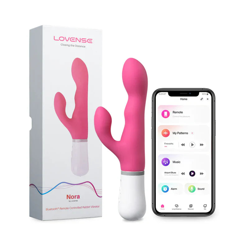 Lovense Nora Rotating Head Rabbit Vibrator