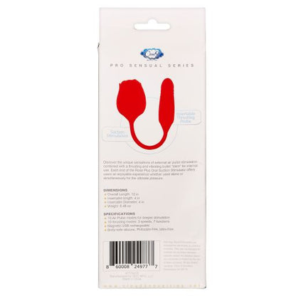 Rose Plus Suction + Thrusting Vibrator