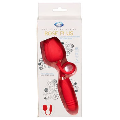 Rose Plus Suction + Thrusting Vibrator