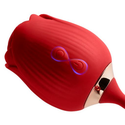 Rose Plus Suction + Thrusting Vibrator
